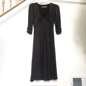 Zara Midi in Night Olive